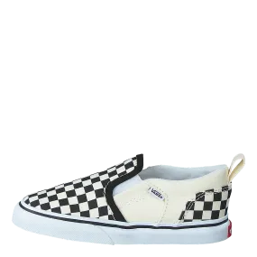 Td Asher V (checkers) Black/natural