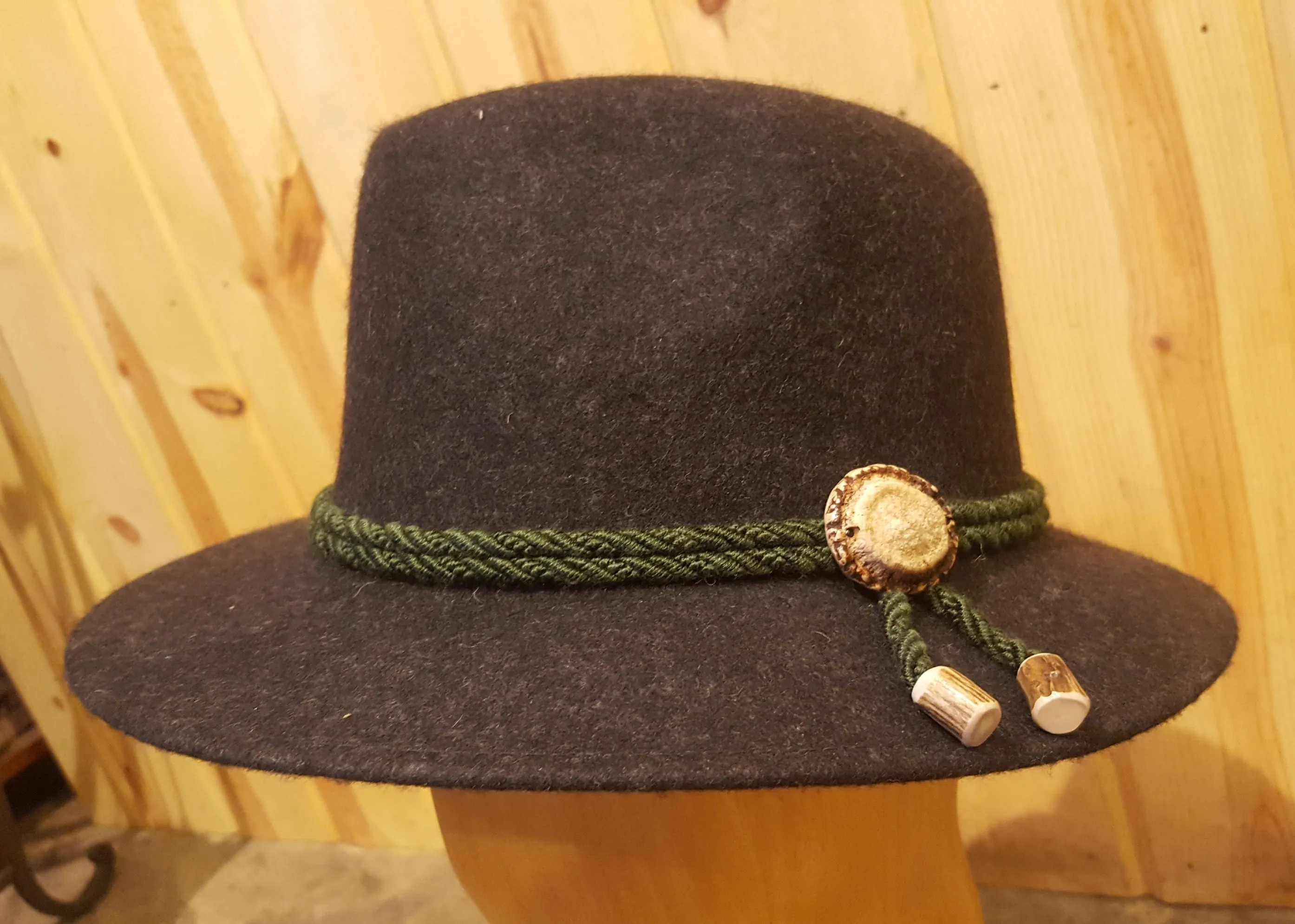 Trachten Hat with Coin, Edelweiss, Antler Piece or Antler Rosette