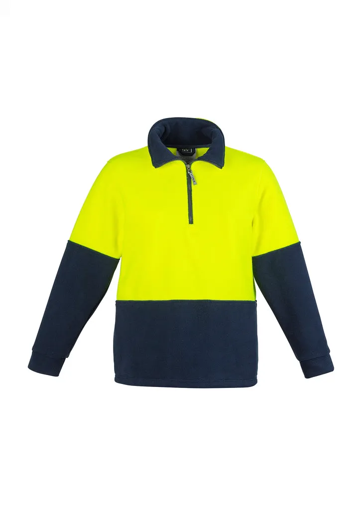 Unisex Hi Vis Fleece 1/2 Zip Jumper