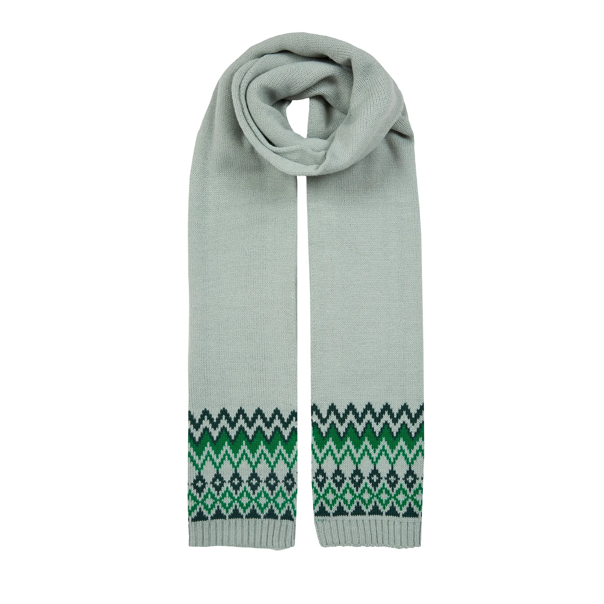 Women’s Jacquard Fair Isle Knitted Scarf