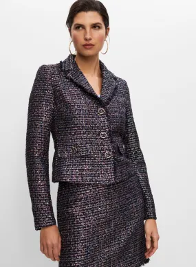 Wool Blend Bouclé Blazer